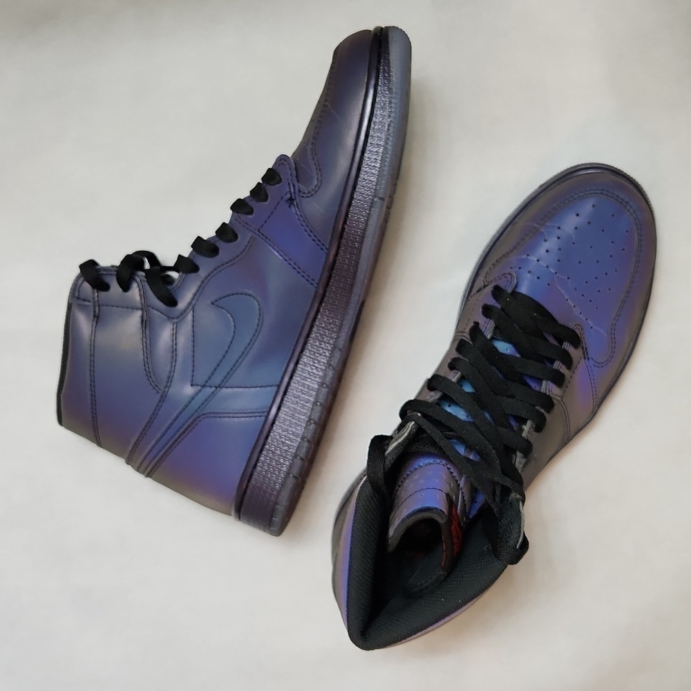 Nike Air Jordan 1 Retro High Zoom Fearless Iridescent  Sneakers (M Size 10) - Picture 6 of 16
